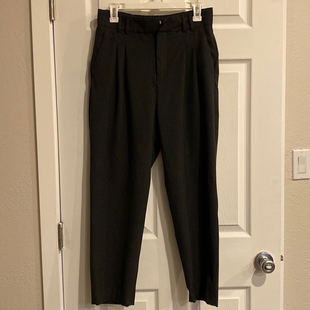 Like new, dark gray dress pants.
